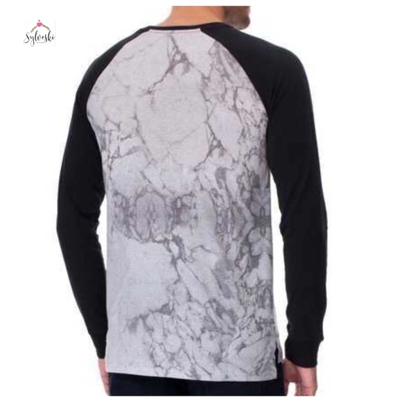 🆕 GLOBE WHITE MARBLE MOONSHINE LONG SLEEVE TEE - Picture 4 of 8